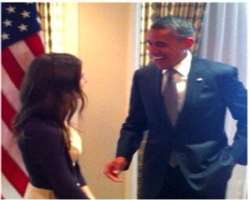 Once shared a joke with former president Barack Obama and made him laugh.